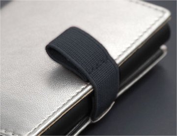 Melna elastīga gumija 17 mm